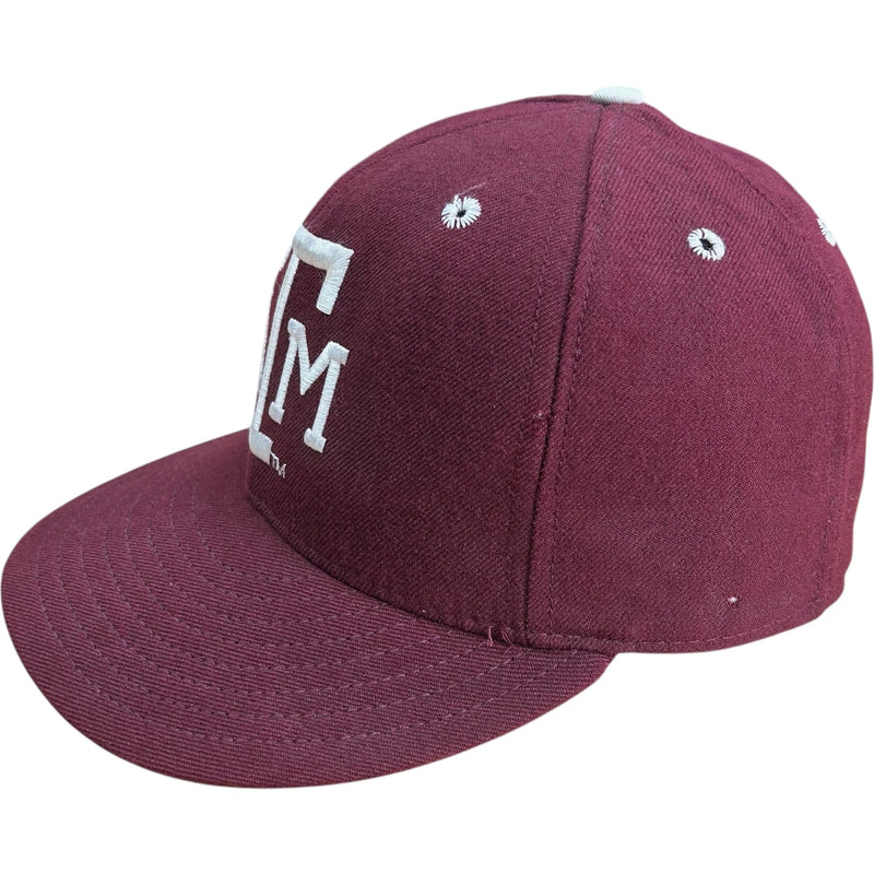 Vintage New Era Texas A&M Embroidered Fitted Hat Size 7 NWT