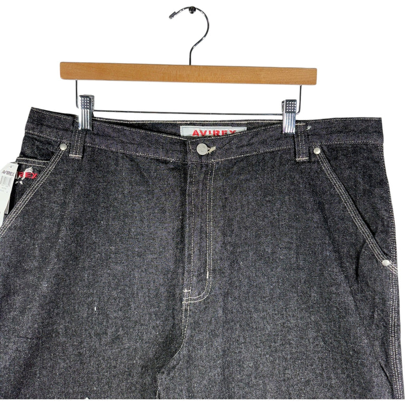 Vintage Avirex Denim Shorts 41x11.5 NWT