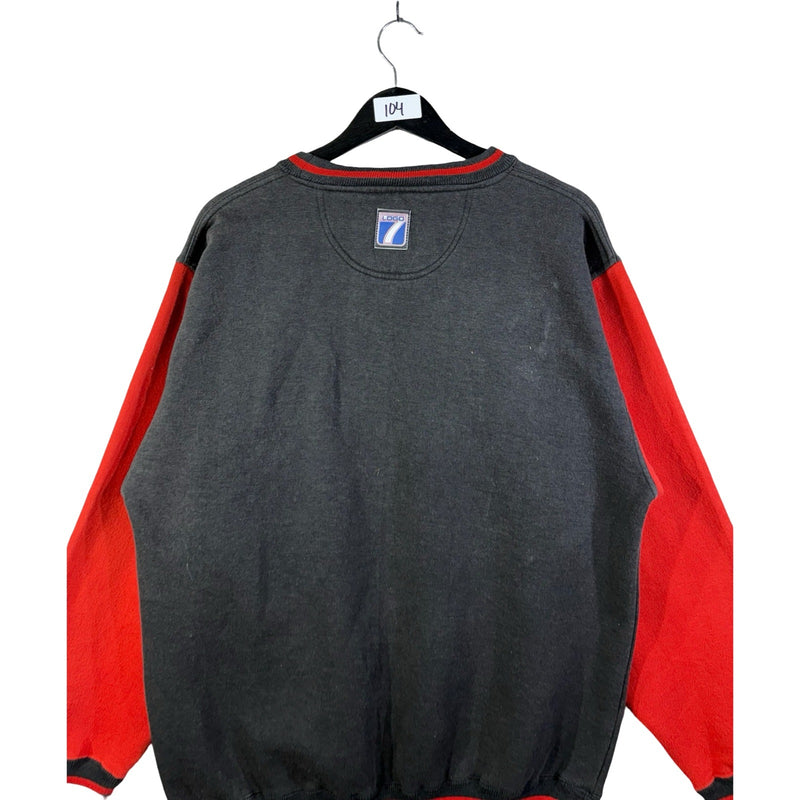 Vintage Logo 7 Chicago Bulls Sweatshirt Crewneck