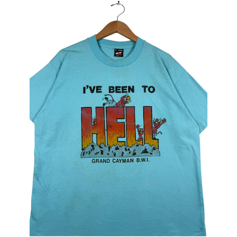 Vintage I've Been To Hell Grand Cayman B.W.I. T-Shirt