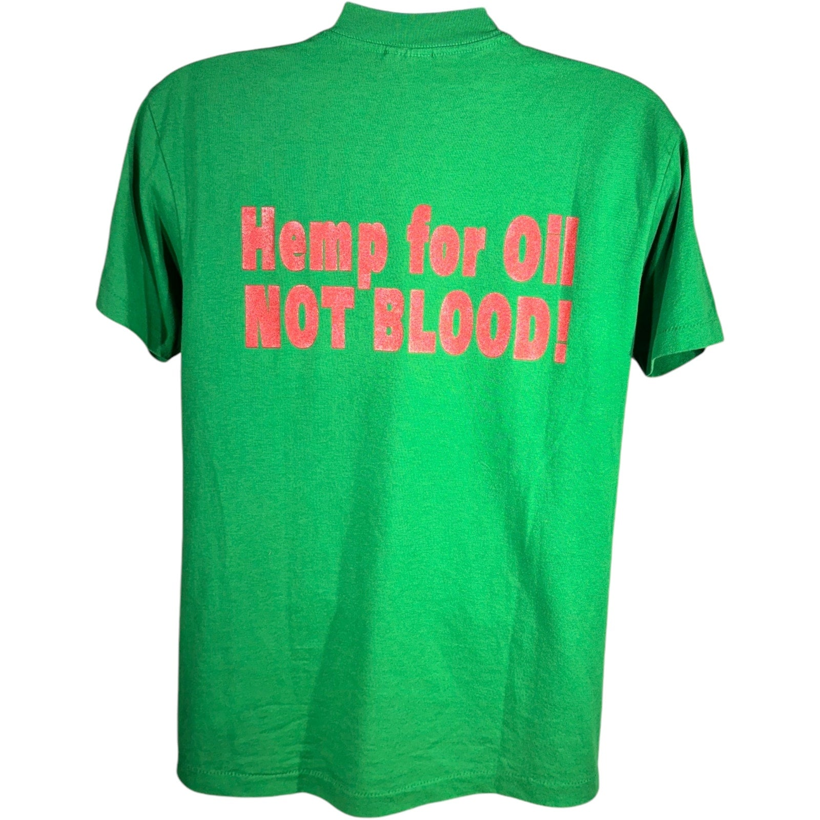 Vintage Tee Jays Norml "Hemp for Oil NOT BLOOD" Tee