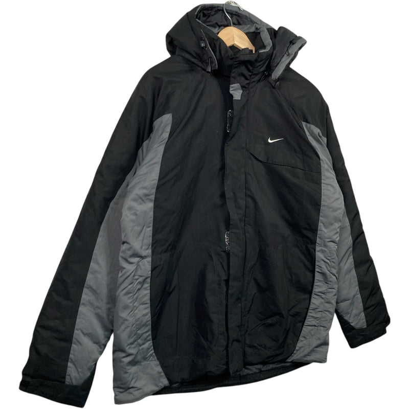 Vintage Nike Mountain Hooded Color Block Puffer Jacket