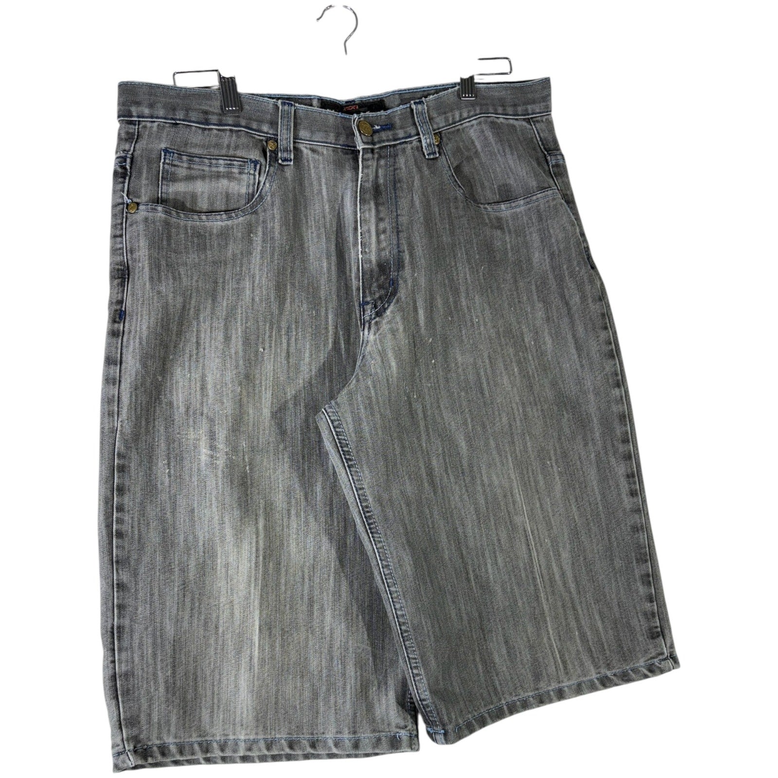 Vintage Barked Bears Wide Leg Denim Shorts 36