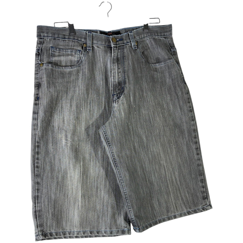 Vintage Barked Bears Wide Leg Denim Shorts 36