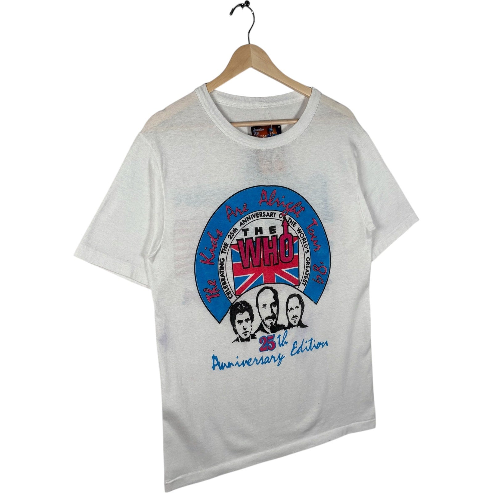 Vintage The Who 25th Anniversary Tour Tee '89