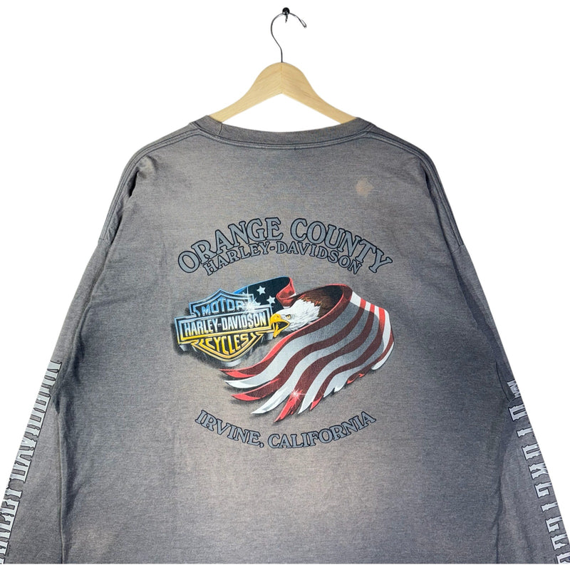 Vintage Harley Davidson Orange County California Long Sleeve