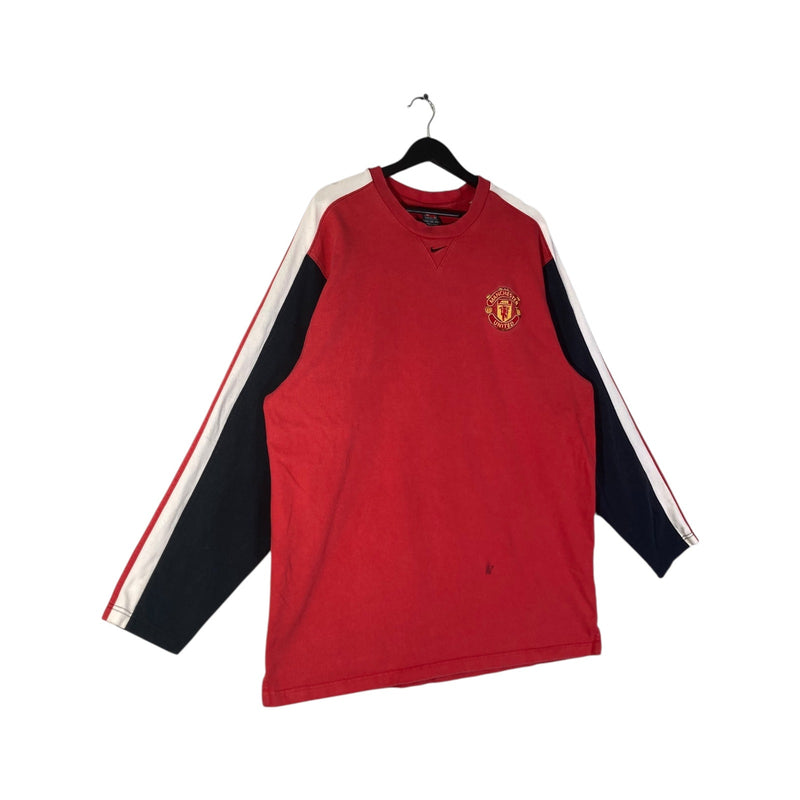 Vintage Nike Team Manchester United Soccer Long Sleeve T-Shirt