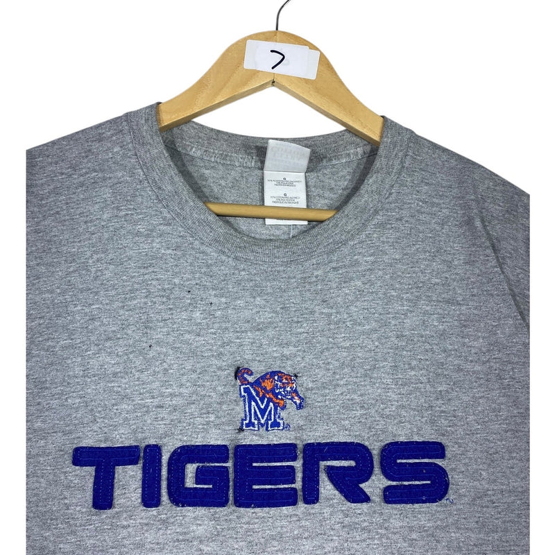 Vintage Memphis Tigers Embroidered Logo T-Shirt