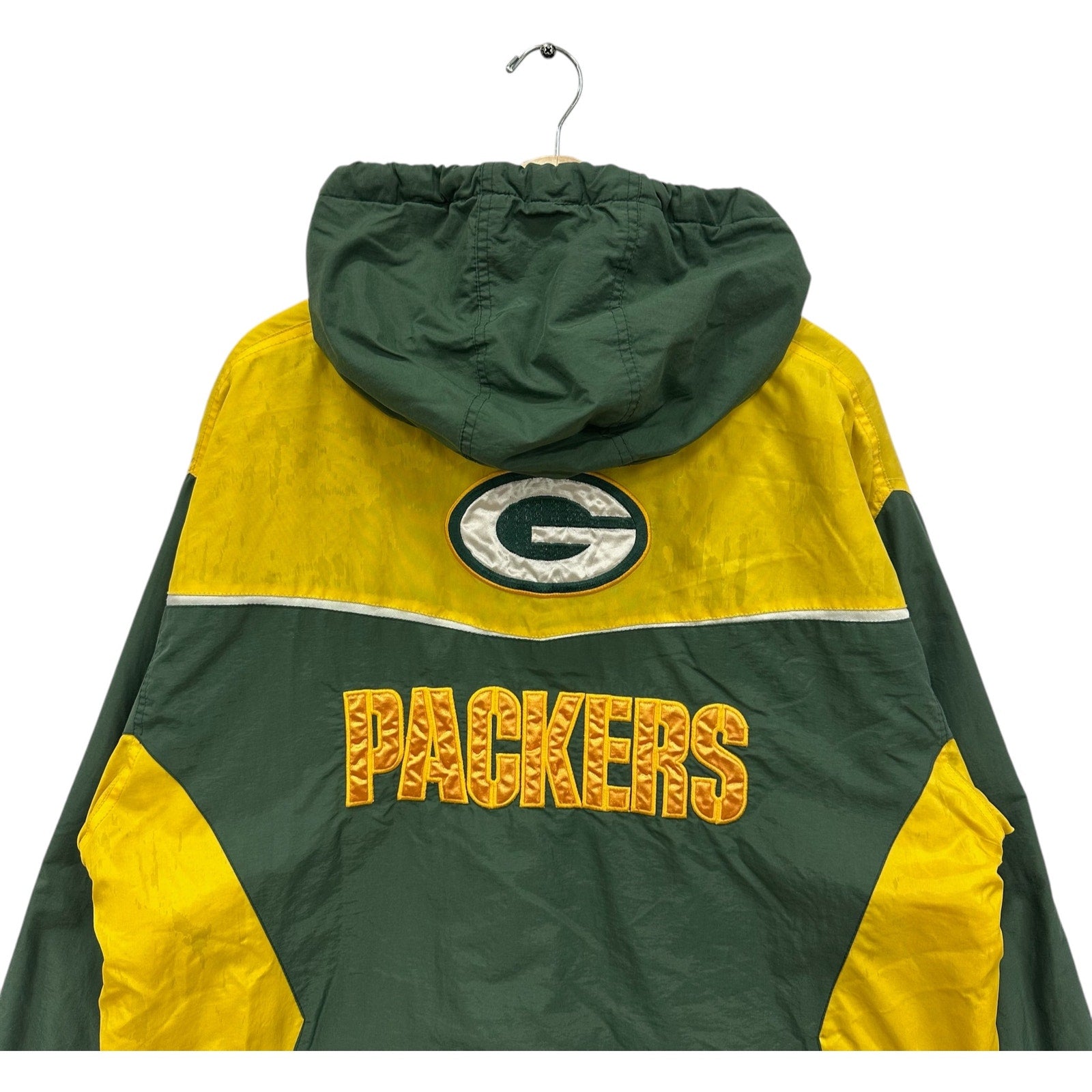 VTG Green Bay Packers Embroidered NFL Puffer Jacket