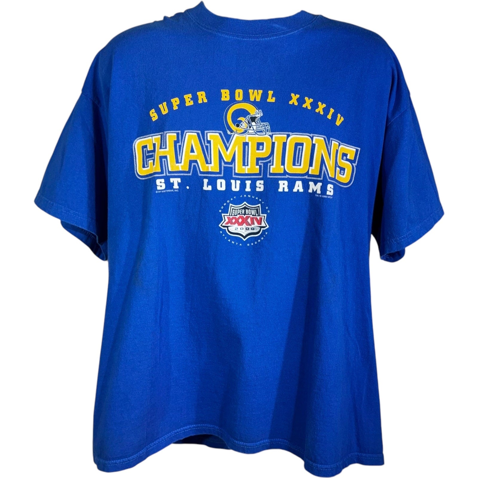 Vintage St. Louis Rams Super Bowl Champions NFL Tee 2000