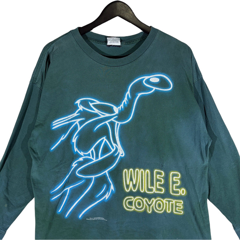 Vintage Looney Tunes Wile E. Coyote Long Sleeve 1996