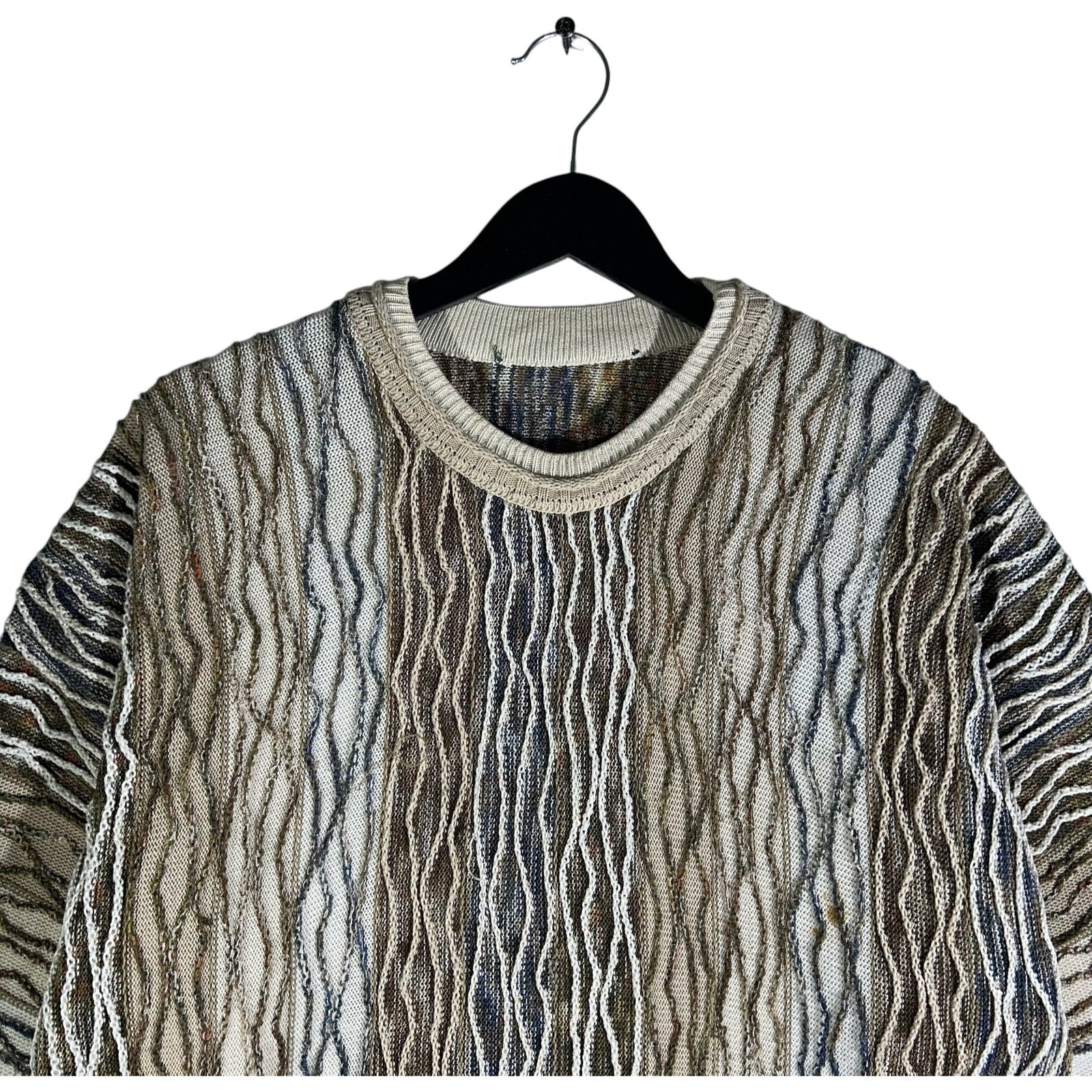 Vintage 3D Knit Sweater