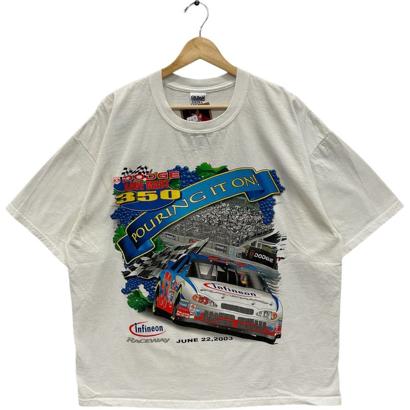 Vintage Dodge Save Mart 350 Infineon Raceway NASCAR Tee