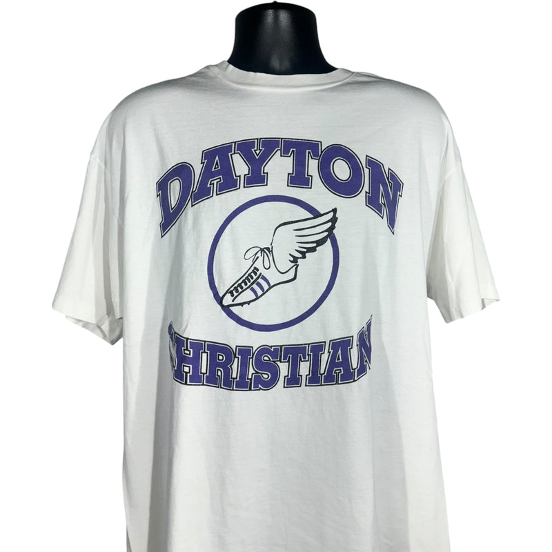 Vintage Dayton Christian Track Tee 80's