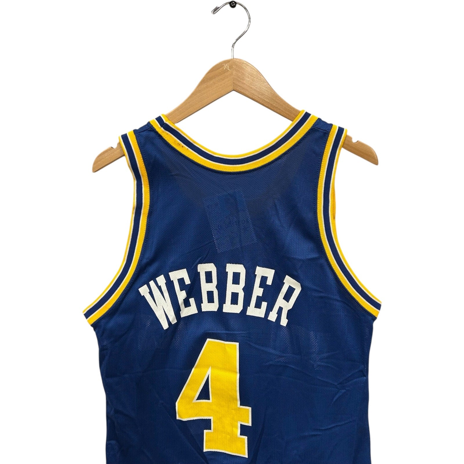 Vintage Golden State Warriors #4 Chris Webber NBA Jersey