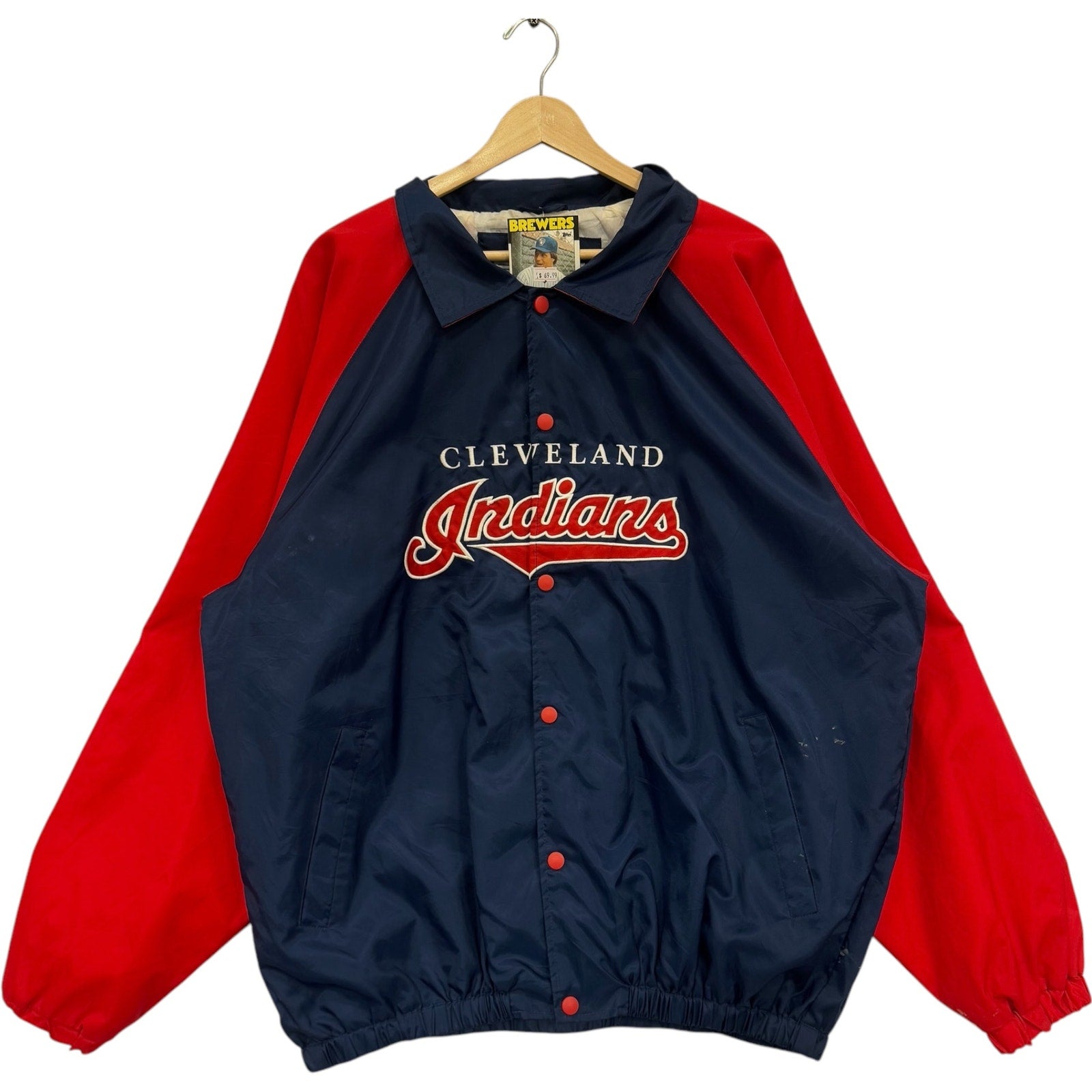 Vintage Cleveland Indians MLB Windbreaker