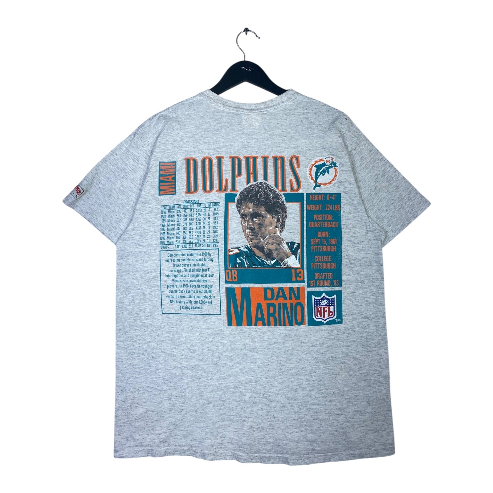 Vintage Miami Dolphins Dan Marino 13 NFL T-Shirt