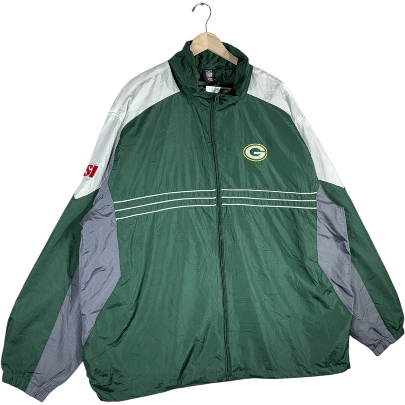 Vintage Green Bay Packers Full Zip NFL Light Jacket