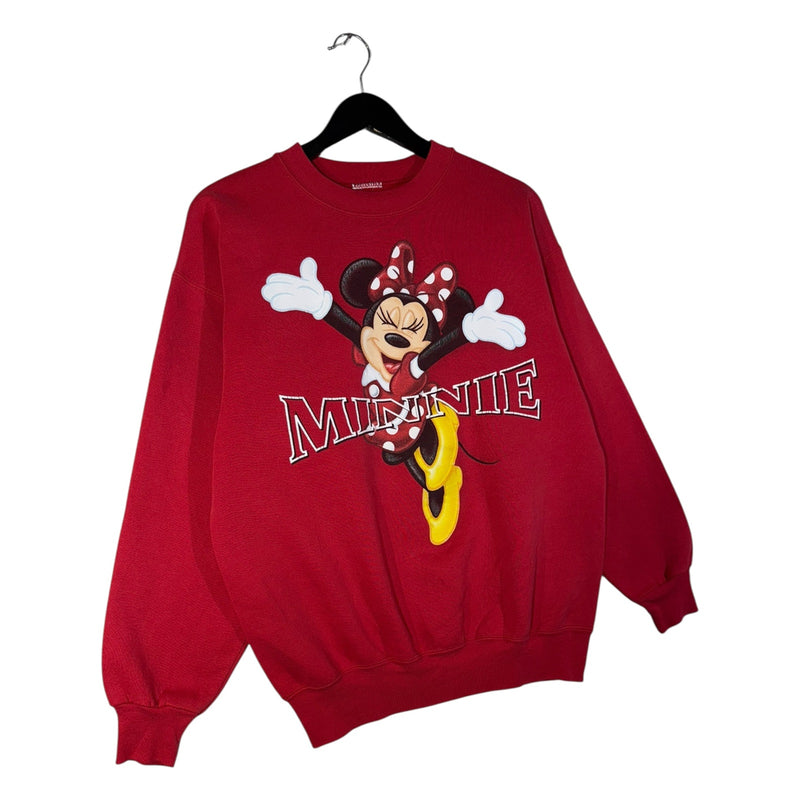 Vintage Disney Minnie Mouse Graphic Pullover Sweatshirt