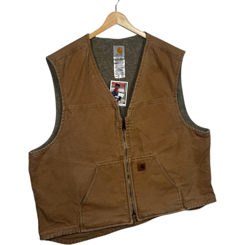 Vintage Carhartt Sherpa Linned Workwear Vest