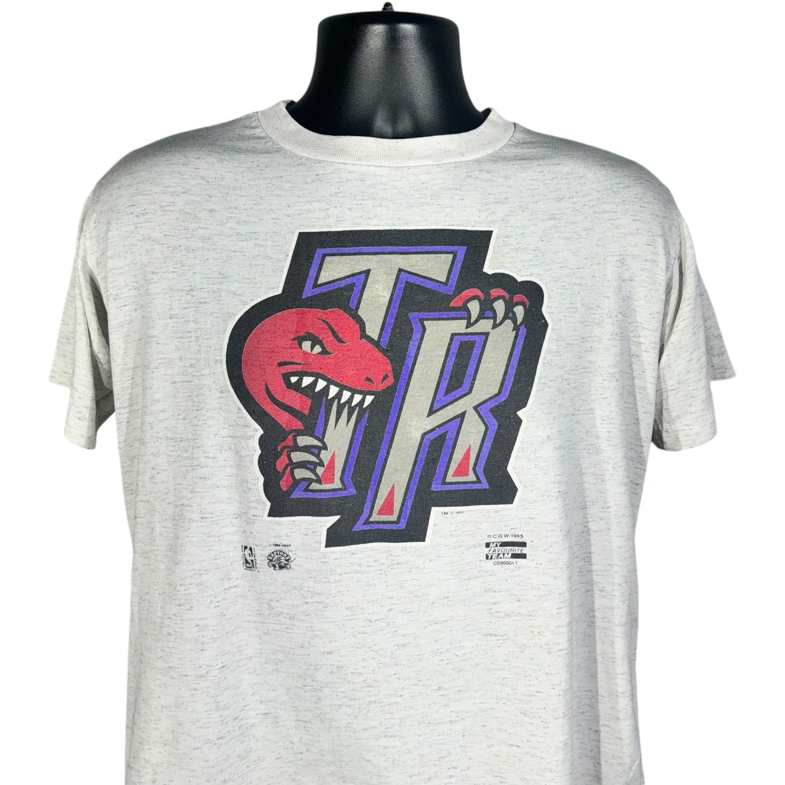 Vintage Toronto Raptors Logo Tee 1995