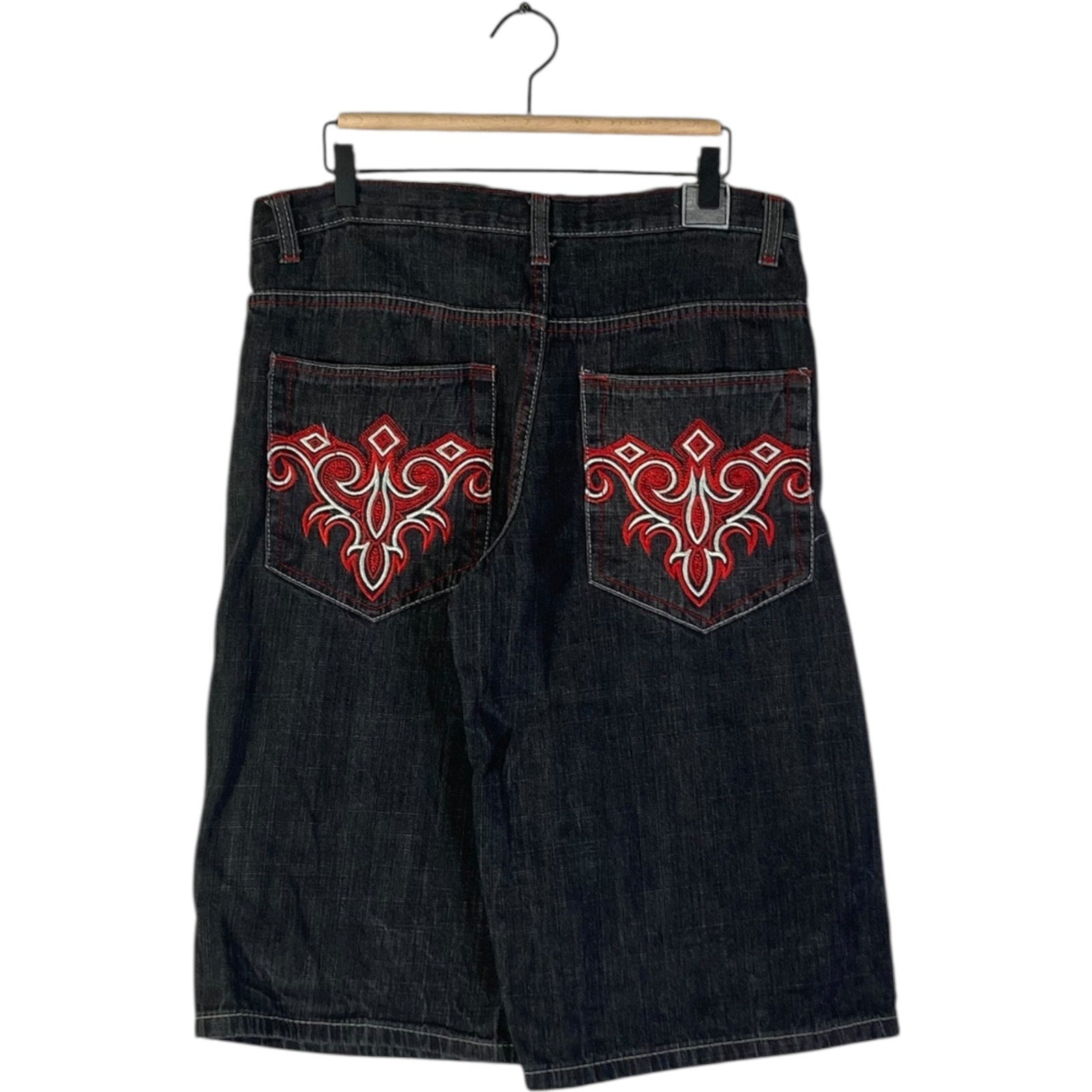 Vintage Refuse Bermuda Denim Jean Shorts 34x15