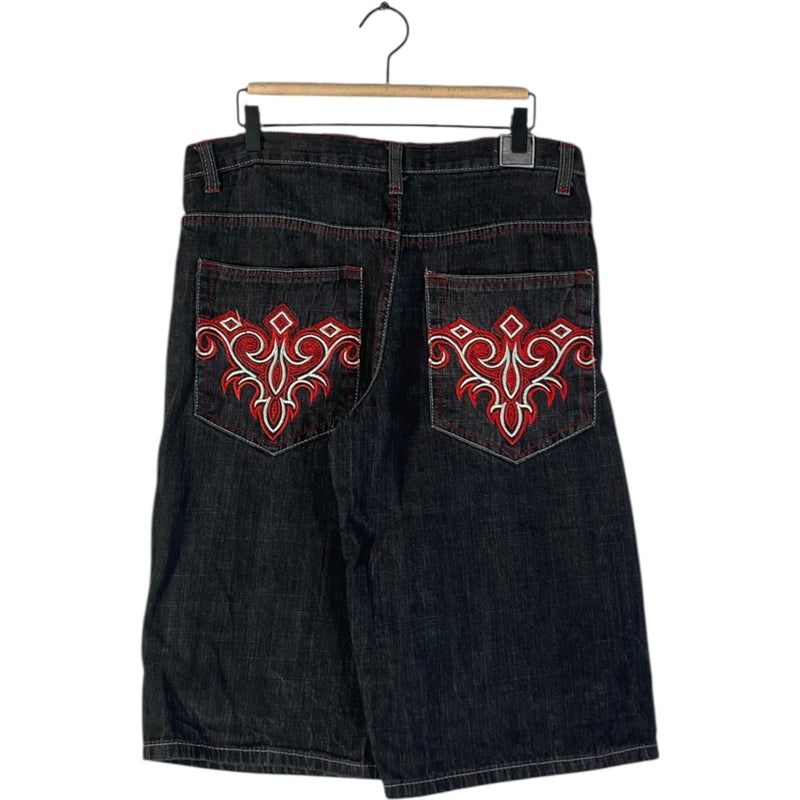Vintage Refuse Bermuda Denim Jean Shorts 34x15