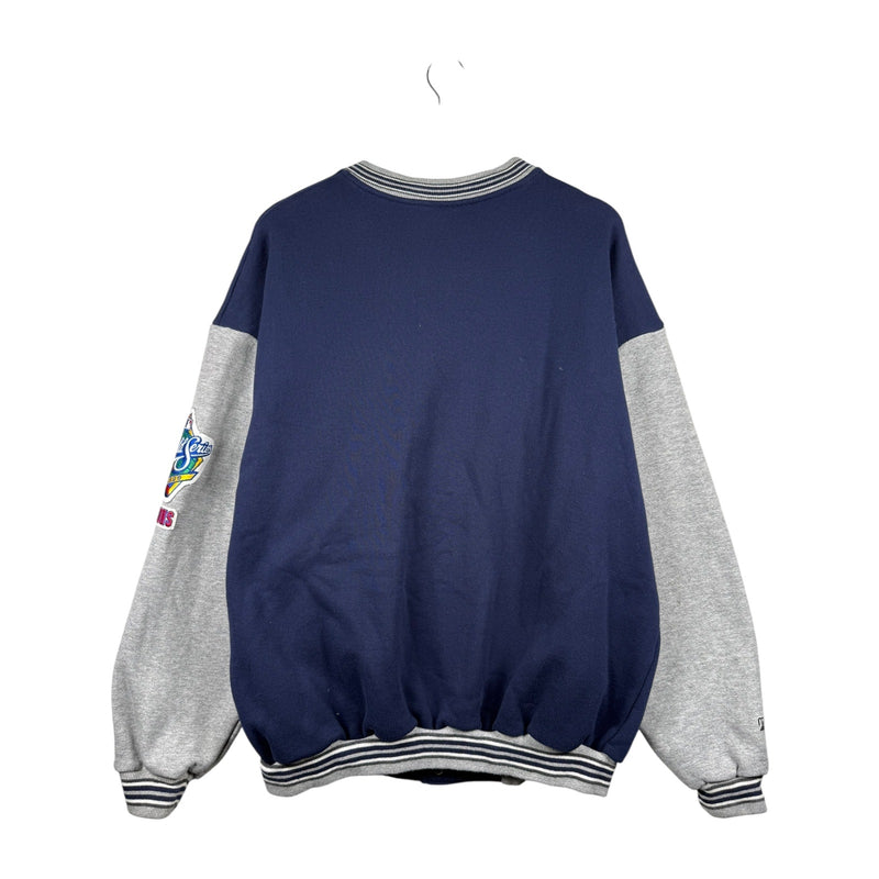 Vintage Majestic New York Yankees MLB Colorblock Varsity Jacket