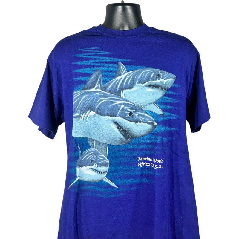 Vintage Great White Shark Marine World Tee