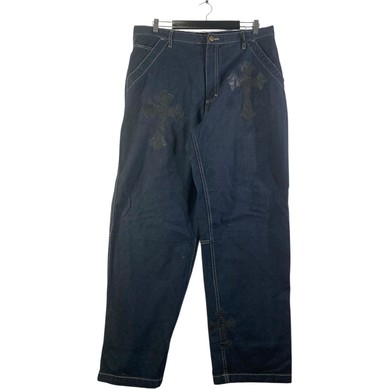 Vintage Sean John Cross Patch Baggy Jeans 35