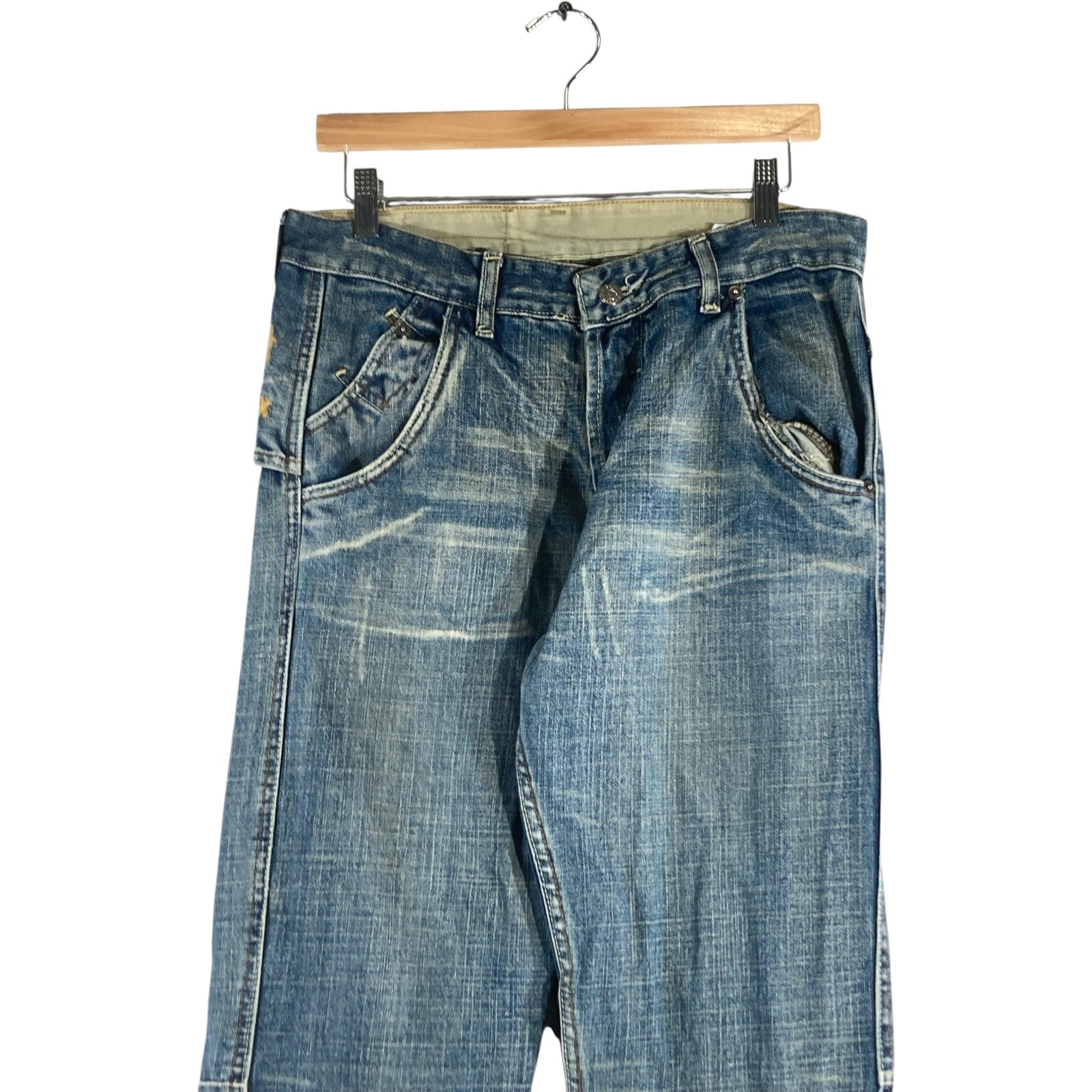 Vintage Replay Straight Leg Denim Jeans 32x32