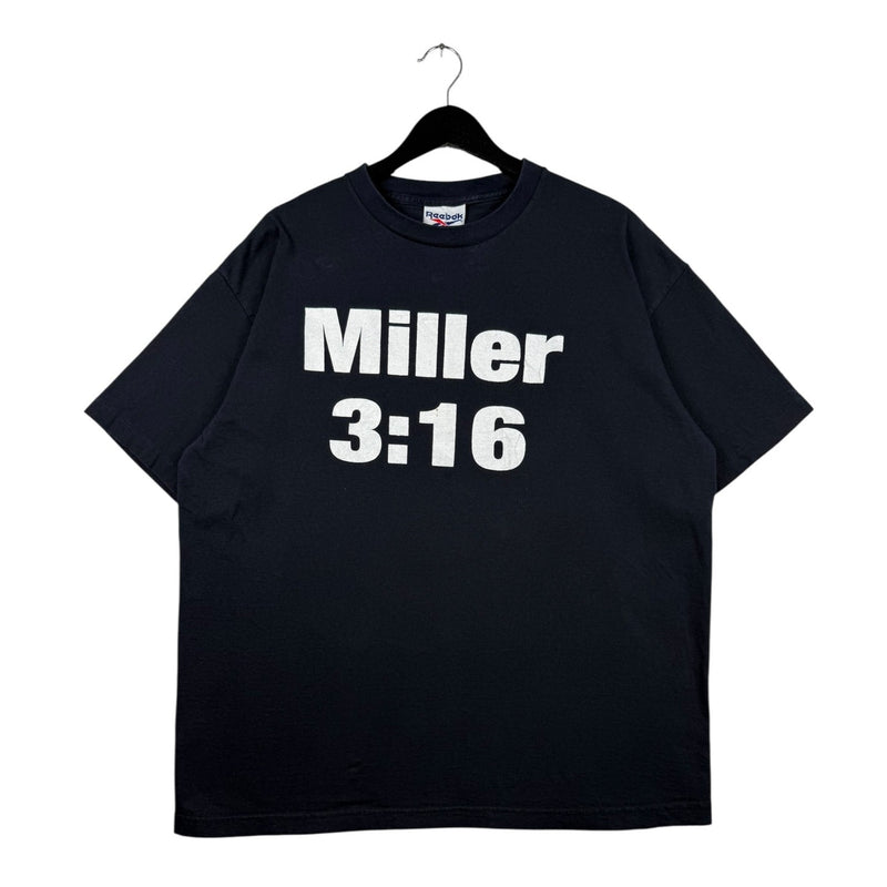 Vintage Reebok Miller 3:16 Wrestling Graphic T-Shirt