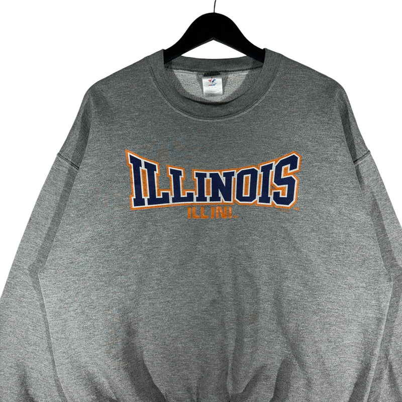 Vintage Illinois University Spellout Crewneck