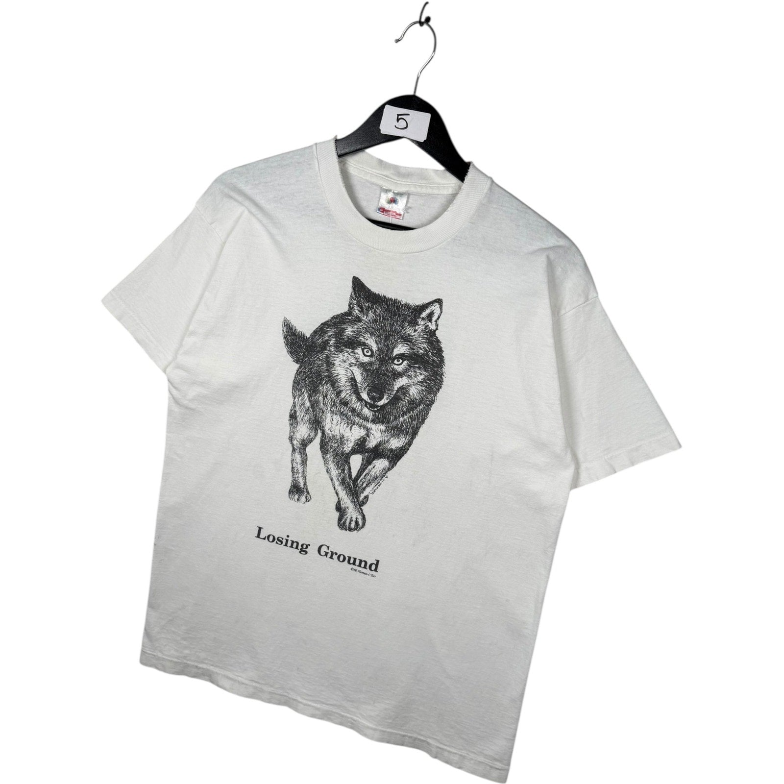 Vintage Losing Ground Wolf T-Shirt