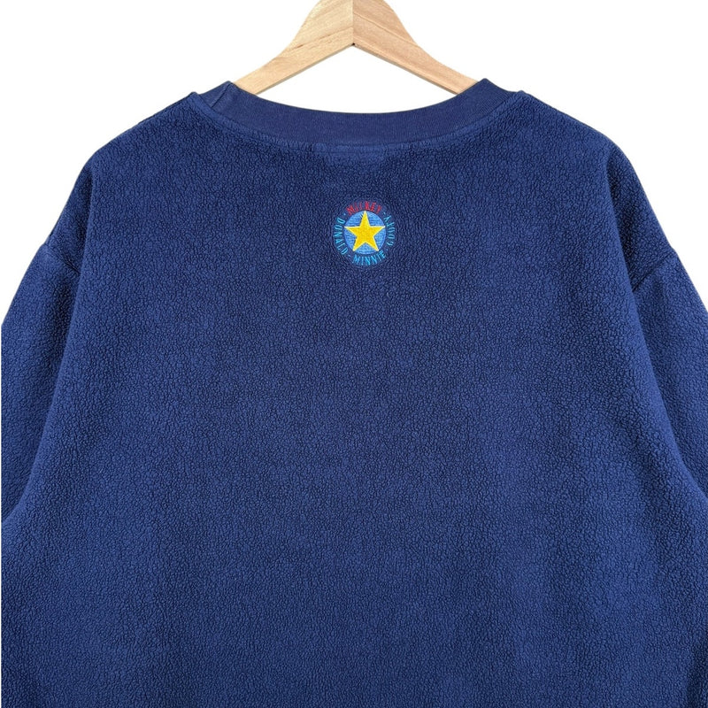 Vintage Disney Embroidery Mickey Minnie Donald Goofy Crewneck