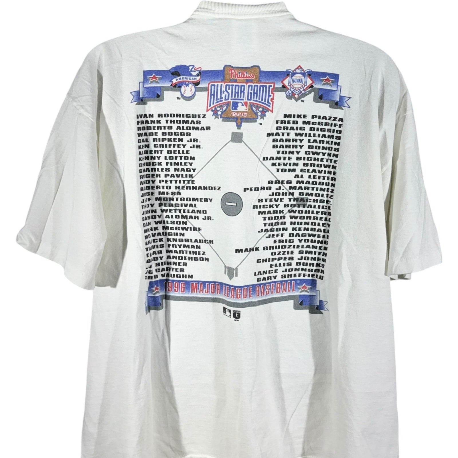 Vintage Pro Player MLB All Star Game Caricature Tee 1996