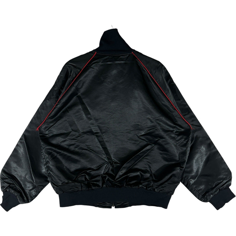 Vintage Harley Davidson Satin Bomber Jacket