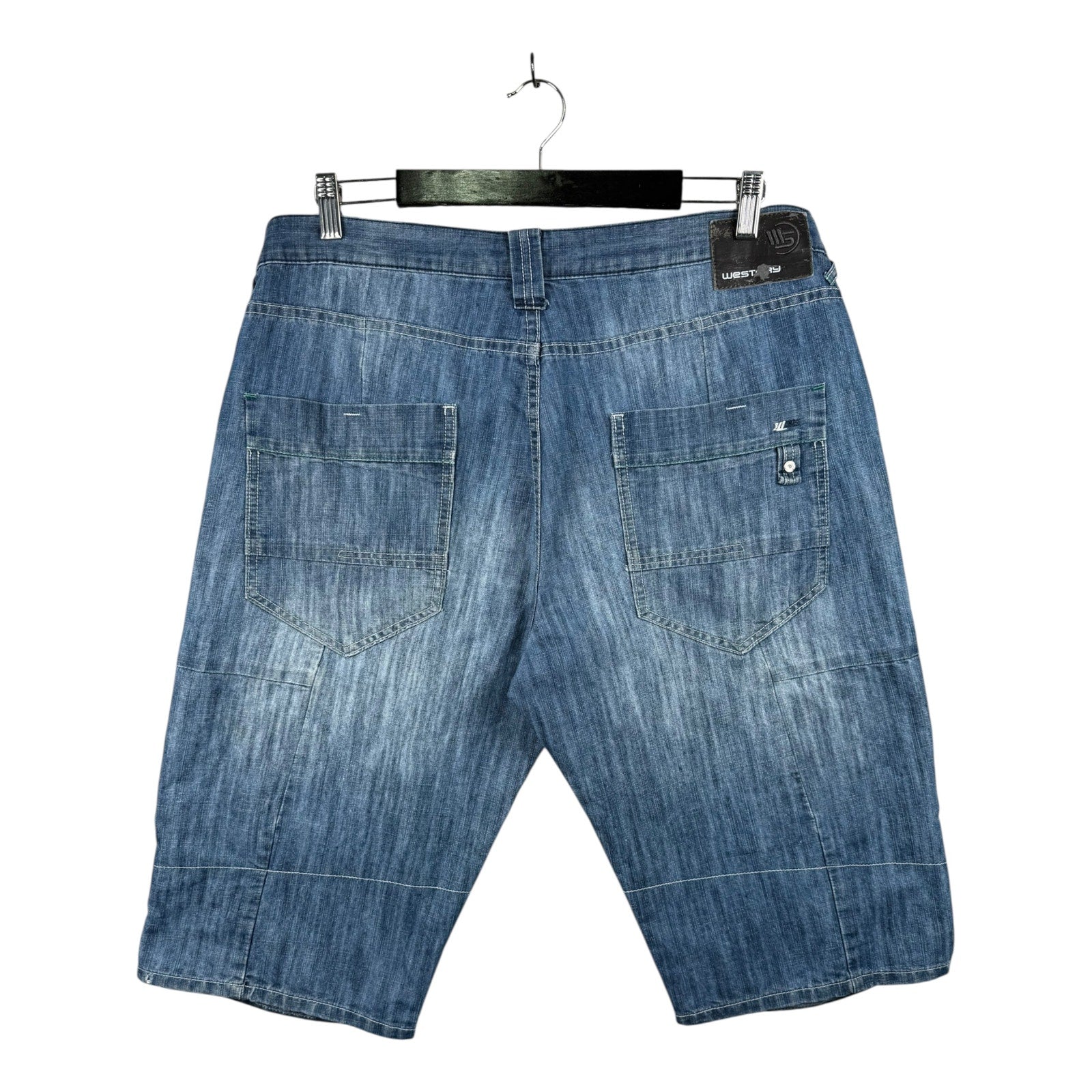 Vintage Westory Utility Denim Shorts 36