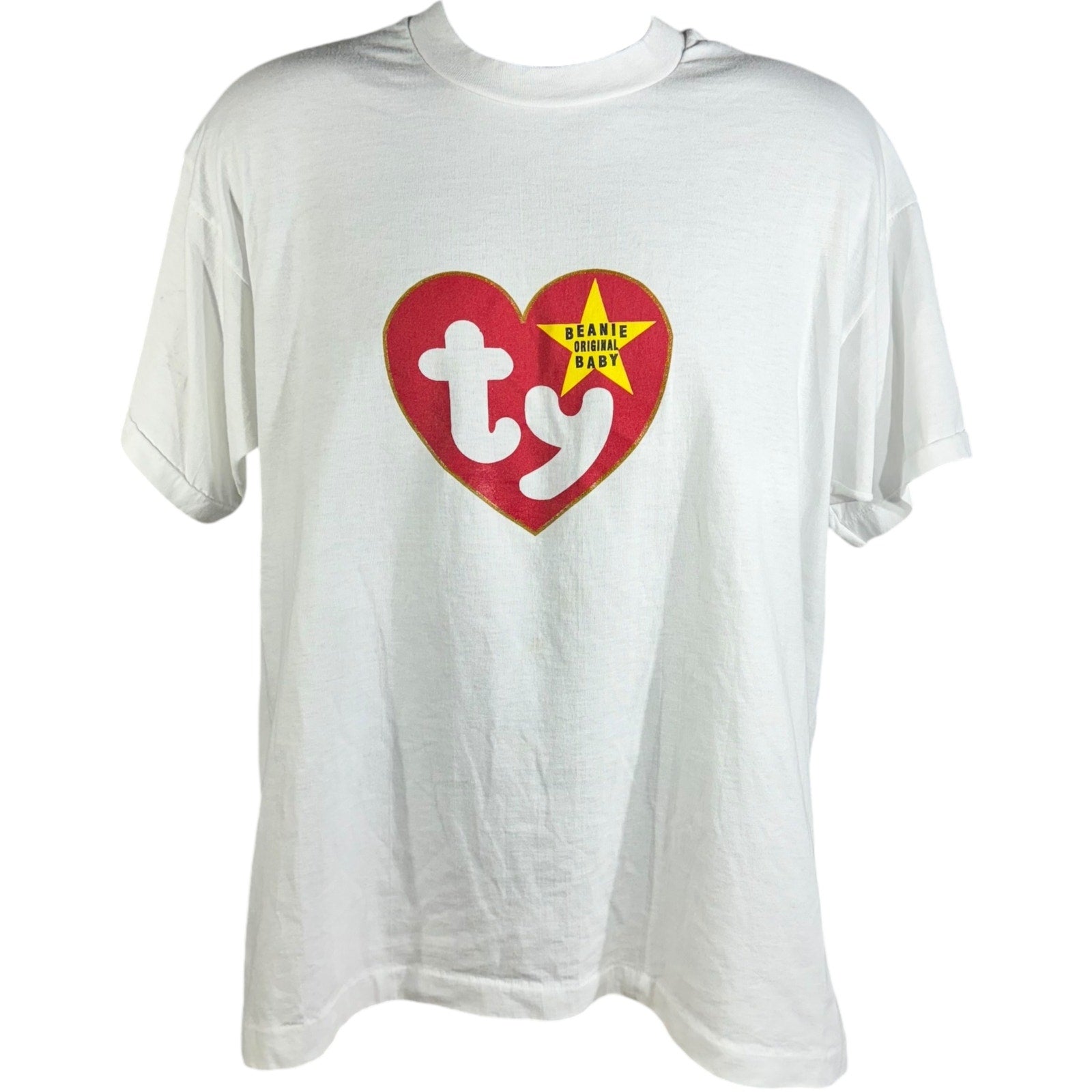 Vintage Ty Original Beanie Baby Logo Tee