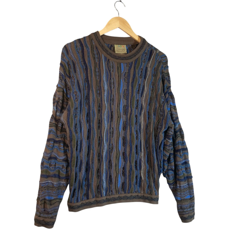 Vintage Coogi 3D Abstract Knit Sweater