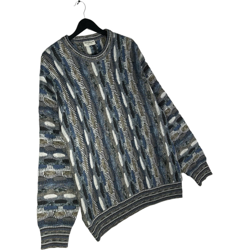 Vintage Norm Thompson 3D Knit Pullover Sweater