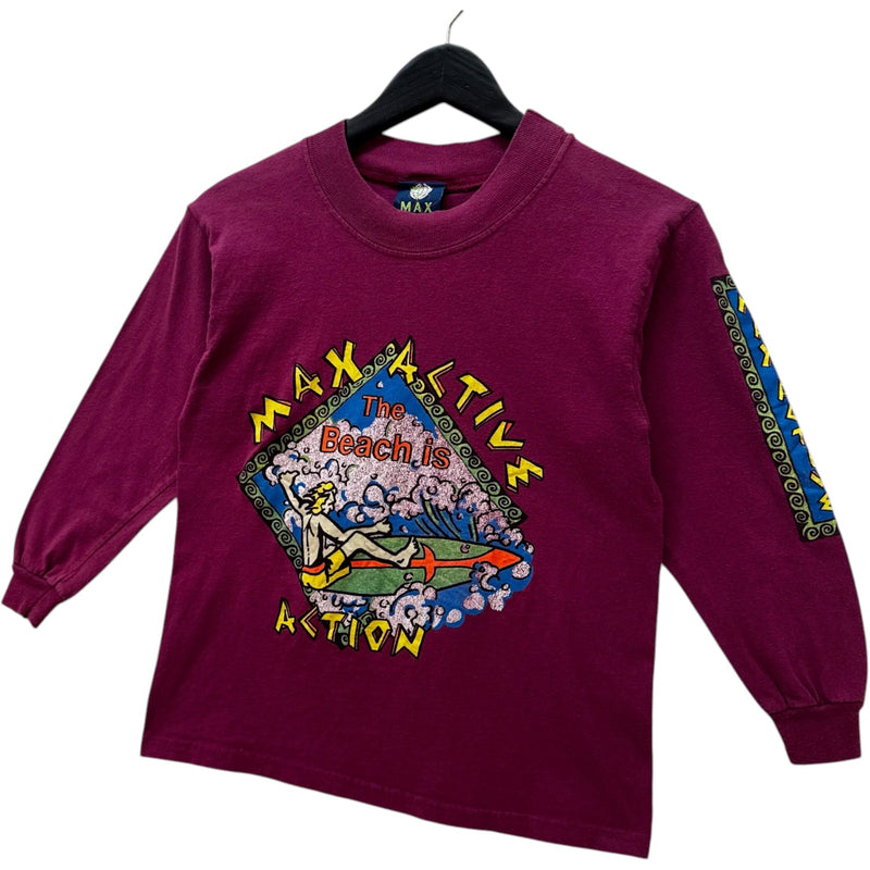 Vintage Max Active Action Youth Long Sleeve Tee