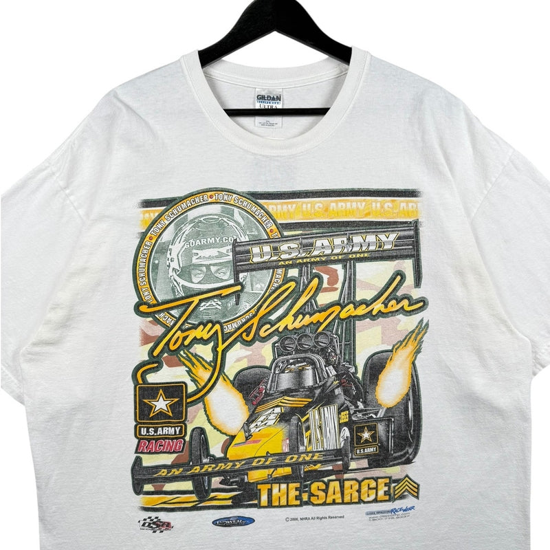 Vintage Tony Schumacher NHRA Dragster T-Shirt