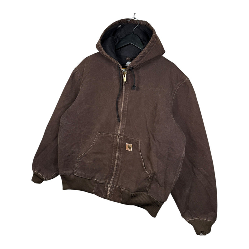 Vintage Carhartt Insulated Active Full Zip Hoodie