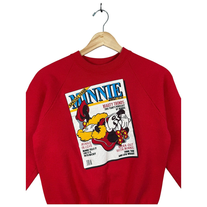 Vintage Mickey & Co Minnie Mouse Magazine Women's Crewneck