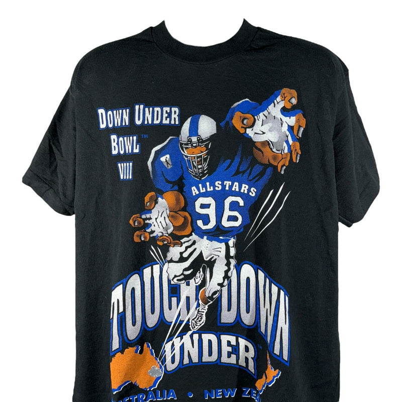 Vintage Australia All Stars Down Under Football Bowl Tee 90s