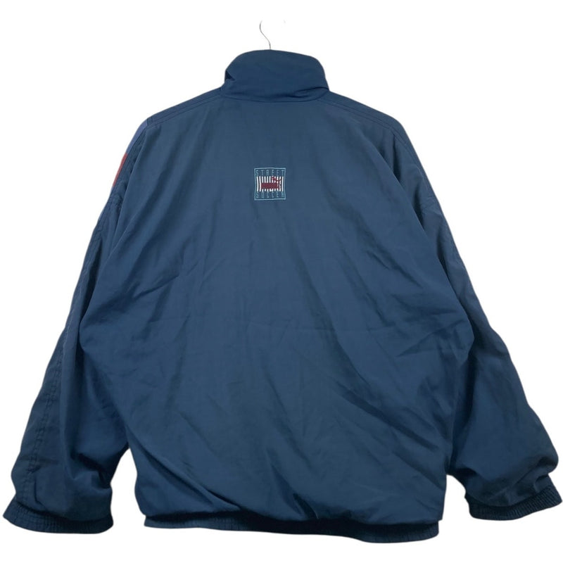 Vintage Puma Diagonal Colorblock Stripe Windbreaker