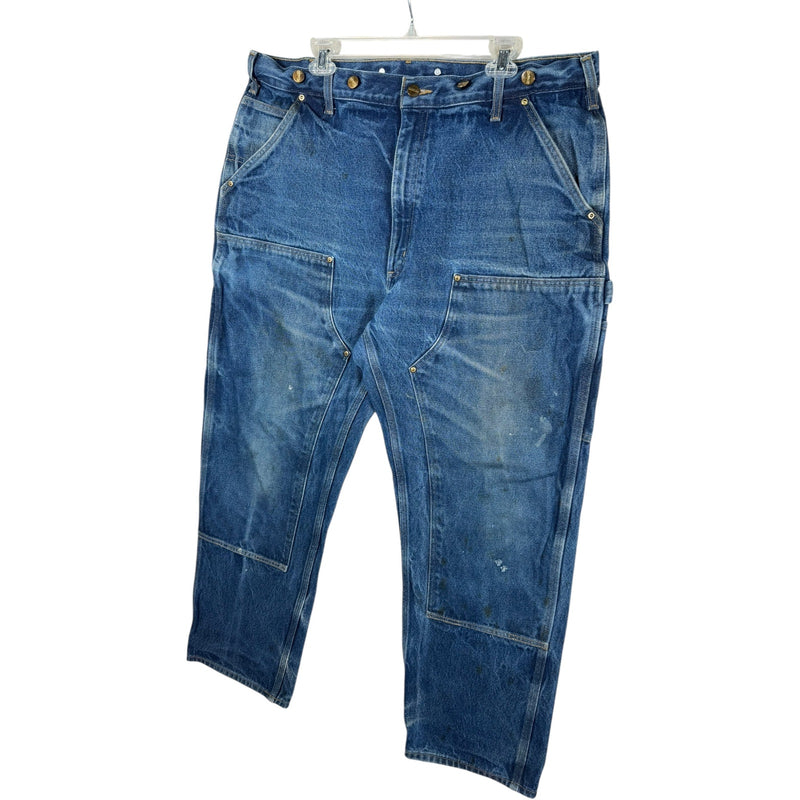 Vintage Carhartt Double Knee Carpenter Denim Pants 40