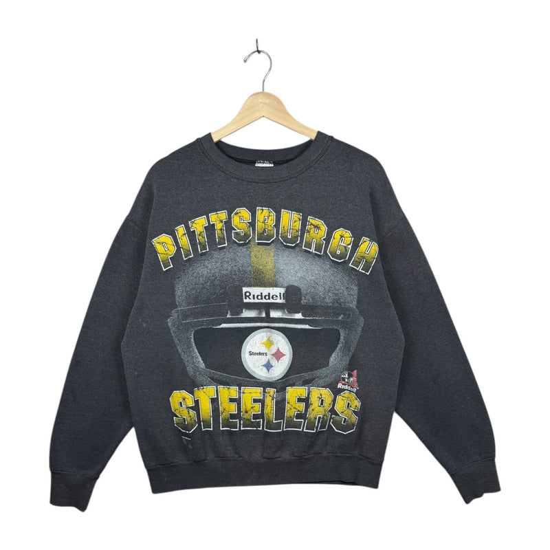 Vintage Pittsburgh Steelers Riddell Helmet Crewneck