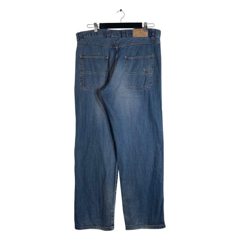 Vintage Straight Leg Denim Jeans